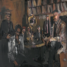 Load image into Gallery viewer, Lowdown Nights Limited Edition CD with custom artwork by Chadwick
